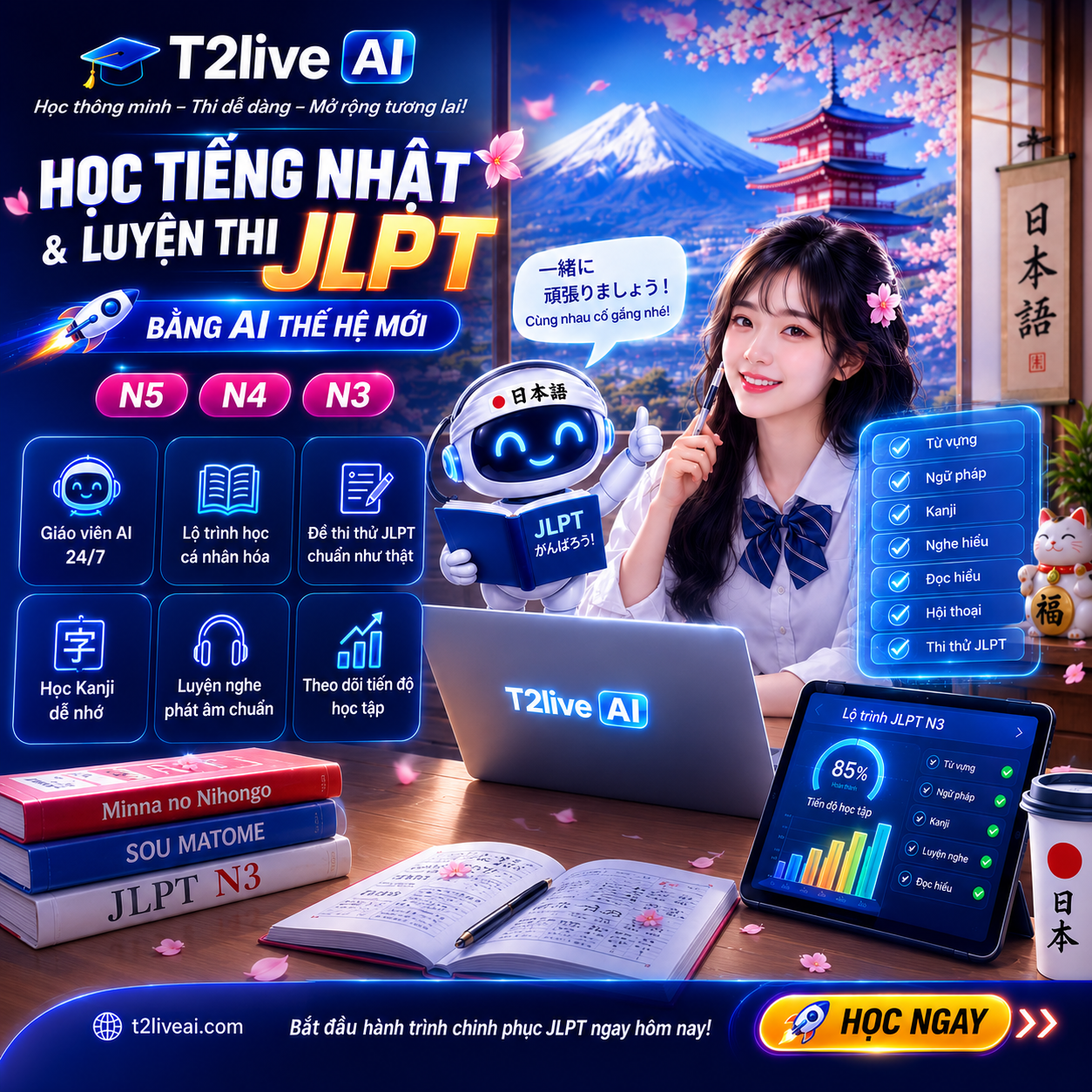 Học Tiếng Nhật Online AI là gì?